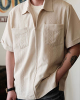 Embroidered Guayabera Jacket Labour Union Clothing-Since 1986 | Vintage Inspired Heritage Menswear