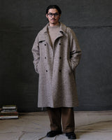 Felted Tweed Double Breasted Trench Coat Two-tone Labour Union Clothing Since 1986 | Vintage Inspired Heritage Menswear
