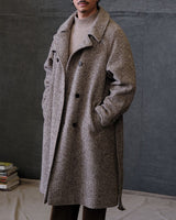 Felted Tweed Double Breasted Trench Coat Two-tone Labour Union Clothing Since 1986 | Vintage Inspired Heritage Menswear