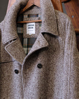 Felted Tweed Double Breasted Trench Coat Two-tone Labour Union Clothing Since 1986 | Vintage Inspired Heritage Menswear