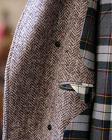 Felted Tweed Double Breasted Trench Coat Two-tone Labour Union Clothing Since 1986 | Vintage Inspired Heritage Menswear