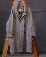 Felted Tweed Double Breasted Trench Coat Two-tone Labour Union Clothing Since 1986 | Vintage Inspired Heritage Menswear