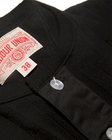 Striped Slim Fit Henley Shirt LabourUnionClothing