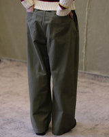 Strapped Pleated Chino Pima Cotton