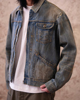 Distressed Denim Jacket