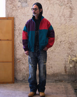 Spliced Windbreaker Jacket