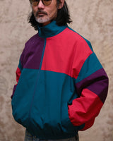 Spliced Windbreaker Jacket