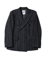 Striped Two-piece Suits Peak-Lapel Jacket