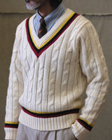 Tennis Sweater Cable Knit