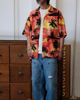 Tropical Bay Dusk Hawaiian Shirt