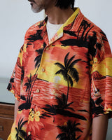 Tropical Bay Dusk Hawaiian Shirt