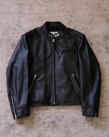 j100 racer leather jacket LabourUnionClothing