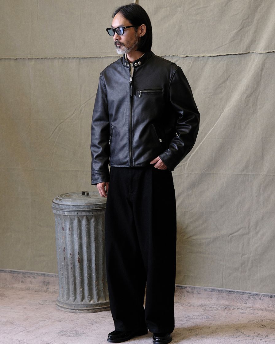 J100 Racer Leather Jacket - LabourUnionClothing | Premium