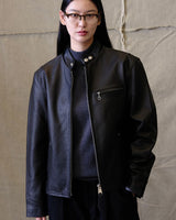 j100 racer leather jacket LabourUnionClothing