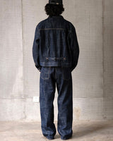 14.5oz Slubby Red-line Selvedge Raw Denim Jeans