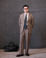 Dotted Tweed Trouser