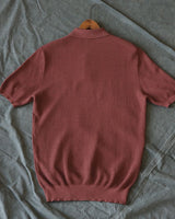 Waffle Pattern Polo Shirt Labour Union Clothing-Since 1986 | Vintage Inspired Heritage Menswear