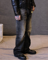 Blade Distressed Denim Black