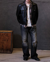 Blade Distressed Denim Black