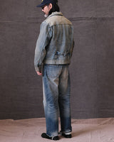 Distressed Redline Selvedge Jeans
