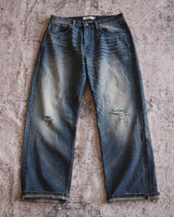 Distressed Redline Selvedge Jeans