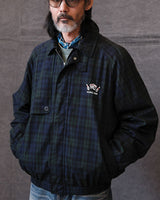 Black Watch Tartan Harrington Jacket Labour Union Clothing Since 1986 | Vintage Inspired Heritage Menswear