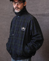 Black Watch Tartan Harrington Jacket Labour Union Clothing Since 1986 | Vintage Inspired Heritage Menswear
