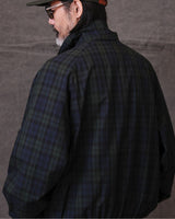 Black Watch Tartan Harrington Jacket Labour Union Clothing Since 1986 | Vintage Inspired Heritage Menswear