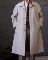 Water Repellent Balmacaan Overcoat