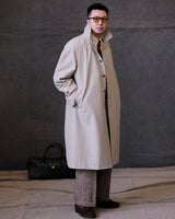 Water Repellent Balmacaan Overcoat