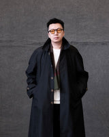 Water Repellent Balmacaan Overcoat