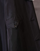 Water Repellent Balmacaan Overcoat