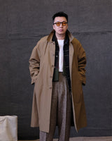 Water Repellent Balmacaan Overcoat Labour Union Clothing Since 1986 | Vintage Inspired Heritage Menswear