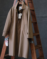 Water Repellent Balmacaan Overcoat