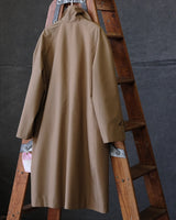 Water Repellent Balmacaan Overcoat