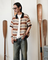 Open-Knit Striped Shirt Labour Union Clothing-Since 1986 | Vintage Inspired Heritage Menswear