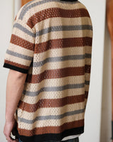 Open-Knit Striped Shirt Labour Union Clothing-Since 1986 | Vintage Inspired Heritage Menswear
