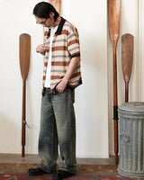 Open-Knit Striped Shirt Labour Union Clothing-Since 1986 | Vintage Inspired Heritage Menswear