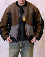 Tweed Spliced Air Force Jacket Labour Union Clothing-Since 1986 | Vintage Inspired Heritage Menswear