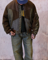 Tweed Spliced Air Force Jacket Labour Union Clothing-Since 1986 | Vintage Inspired Heritage Menswear