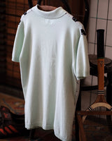 Diamond Pattern Knitted Polo