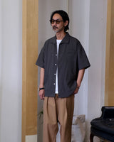 Seersucker hawaiian shirt, Grey