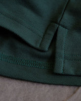 Cotton pique skipper polo shirt – view 7