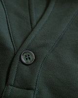 Cotton pique skipper polo shirt – view 11