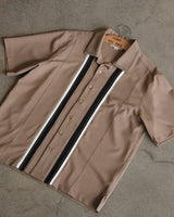 Stripe Front Panel Bowling Shirt