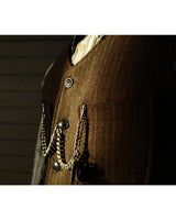 Ambassador Three-Pieces-Suit Waistcoat-Brown LabourUnionClothing