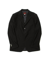 Black Three Button Jacket LabourUnionClothing