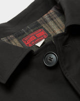 Black Balmacaan LabourUnionClothing
