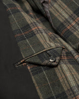 Black Balmacaan LabourUnionClothing