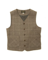 Brown Check Waistcoat